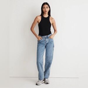 Madewell Low-Slung Straight Jeans Size 29P